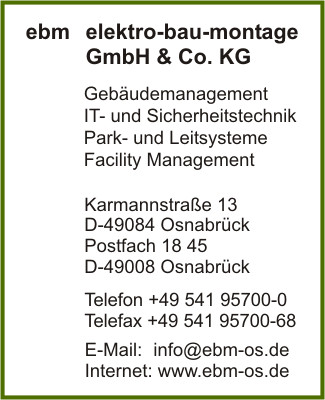 ebm elektro-bau-montage GmbH & Co. KG
