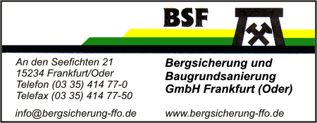 BSF-Bergsicherung und Baugrundsanierung GmbH Frankfurt (Oder)