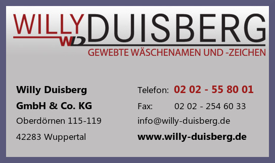 Duisberg GmbH & Co. KG, Willy