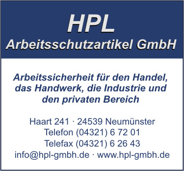 HPL Arbeitsschutzartikel GmbH