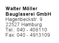 Mller Bauglaserei GmbH, Walter