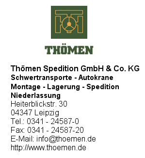 Thmen Kranarbeiten und Schwertransporte GmbH