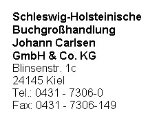 Schleswig-Holsteinische Buchgrohandlung Johann Carlsen GmbH & Co. KG