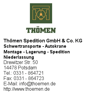 Thmen Schwertransport u. Krantechnik GmbH