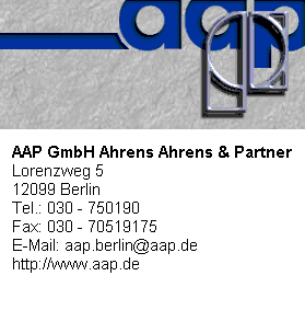 AAP GmbH Ahrens Ahrens & Partner