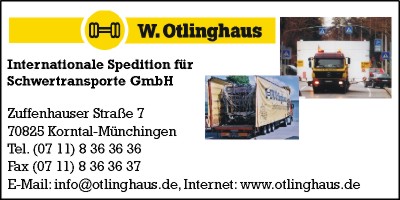 Otlinghaus Internationale Spedition fr Schwertransporte GmbH, W.