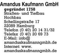 Kaufmann GmbH, Amandus