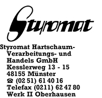 Styromat Hartschaum-Verarbeitungs- und Handels GmbH