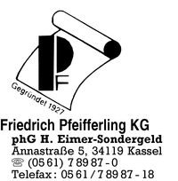 Pfeifferling KG, Friedrich