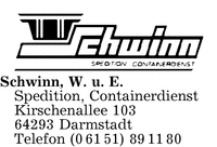 Schwinn, W. u. E.