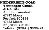 Niederrhein-Gold Tersteegen GmbH & Co. KG