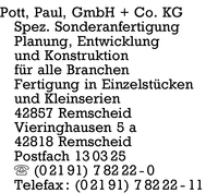 Pott, Paul, GmbH + Co. KG