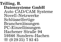 Trilling Datensysteme GmbH, B.