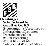 Flensburger Schaltschrankbau GmbH & Co. KG