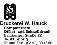 Druckerei W. Hauck