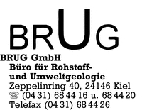 BRUG GmbH Bro f. Rohstoff- u. Umweltgeologie