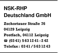NSK-RHP Deutschland GmbH