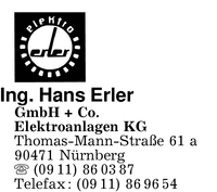 Erler GmbH + Co. Elektroanlagen KG, Ing. Hans