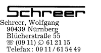 Schreer, Wolfgang