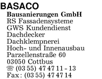 Basaco Bausanierungen GmbH