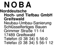 Noba Norddeutsche Hoch- und Tiefbau GmbH