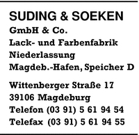 Suding & Soeken GmbH & Co.