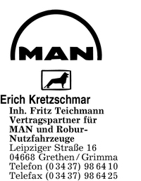 Kretzschmar Inh. Fritz Teichmann, Erich