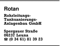 Rotan Rohrleitungs-Tanksanierungs-Anlagenbau GmbH