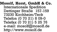 Mosolf GmbH & Co., Horst
