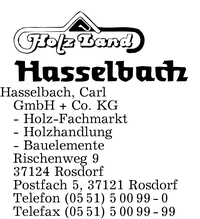 Hasselbach GmbH + Co. KG, Carl