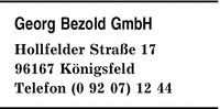 Bezold GmbH, Georg