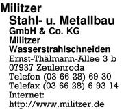 Militzer Stahl- u. Metallbau GmbH & Co. KG