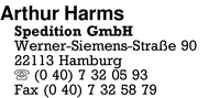 Harms, Arthur, Spedition GmbH