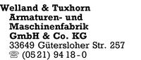 Welland & Tuxhorn Armaturen- u. Maschinenfabrik GmbH & Co. KG