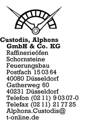 Custodis GmbH & Co. KG, Alphons