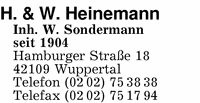 Heinemann, H. & W.
