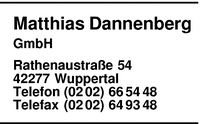 Dannenberg GmbH, Matthias