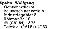 Spahn, Wolfgang