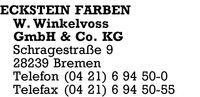 Eckstein Farben W. Winkelvo GmbH & Co. KG