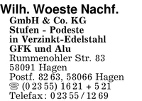 Woeste Nachfolger GmbH & Co. KG, Wilhelm