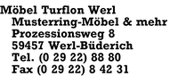 Mbel Turflon Werl K. Mnstermann GmbH & Co. KG