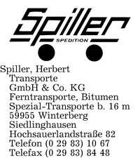 Spiller Transporte GmbH & Co. KG, Herbert