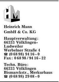 Mann GmbH & Co. KG, Heinrich