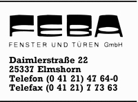 Feba Fenster und Tren GmbH