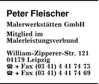 Fleischer Malerwerksttten GmbH, Peter