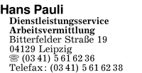 Pauli, Hans
