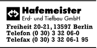Hafemeister Erd- und Tiefbau GmbH