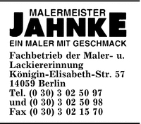 Jahnke GmbH, Malermeister Ralf
