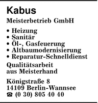 Kabus Heizung-Sanitr GmbH