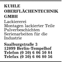 Kuhle Oberflchentechnik GmbH